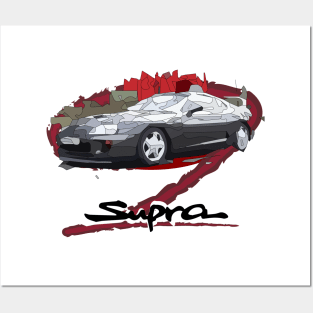 Toyota Supra Posters and Art